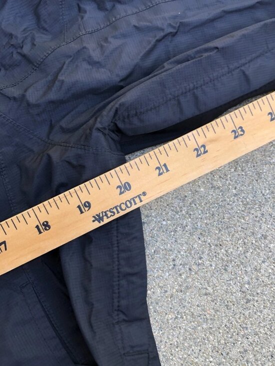 MARMOT Hidden Hood Water Resistant Jacket XL Women's Black Zipper Long Sleeve - Picture 8 of 9